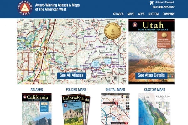Benchmark Maps website redesign